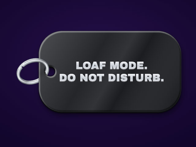 Black military tag